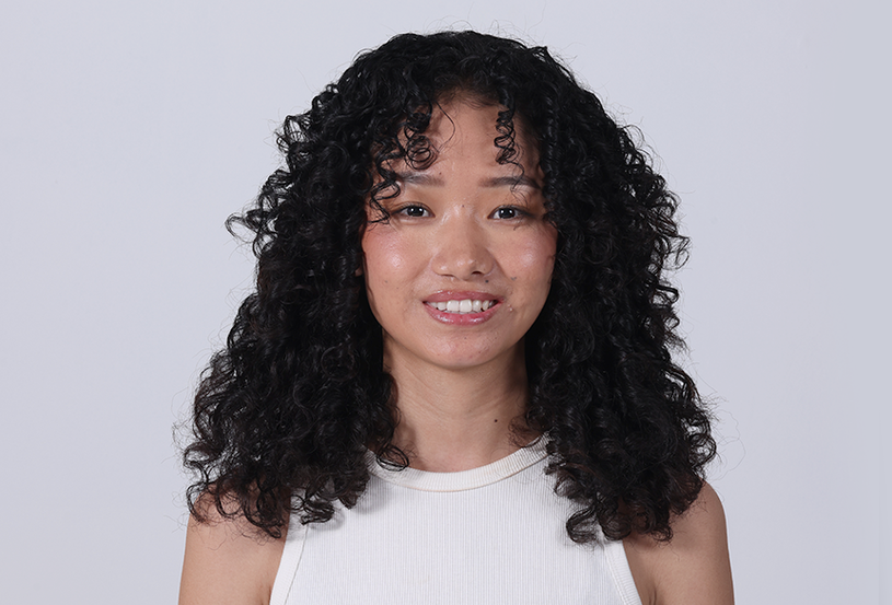 Image showing model after using Fix My Curls hair care product