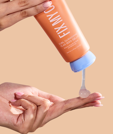 Curl Quenching Flax Seed Gelly of Fix My Curls is highlighted in the image
