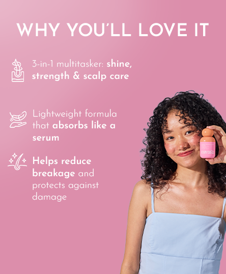 Three reasons of choosing Scalp & Strands Elixir Hair Oil have been mentioned in the image
