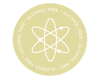 Logo showing the Fix My Curls products are alcohol free