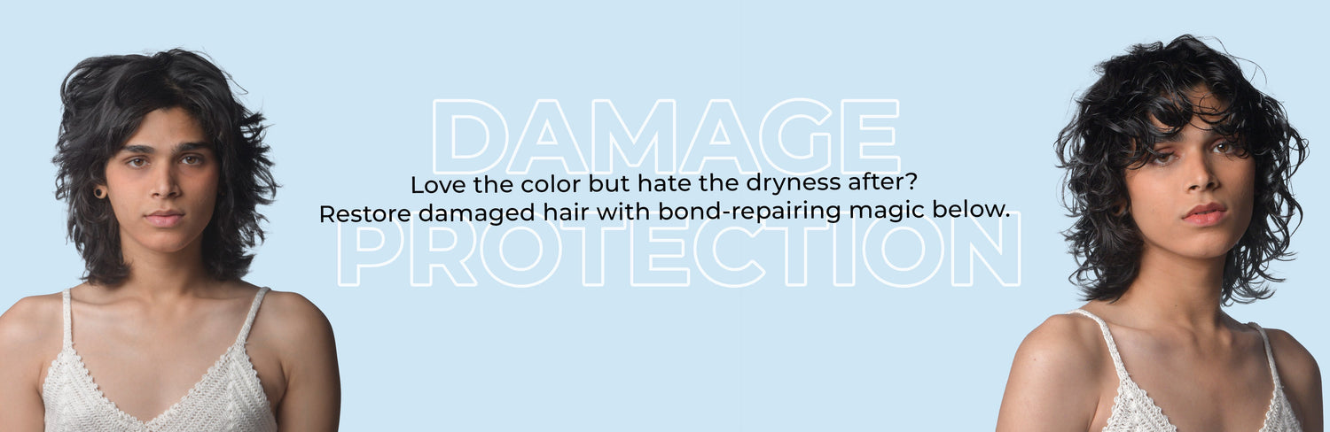 damaged hair care products for curly hair- best hair care routine for damage protection