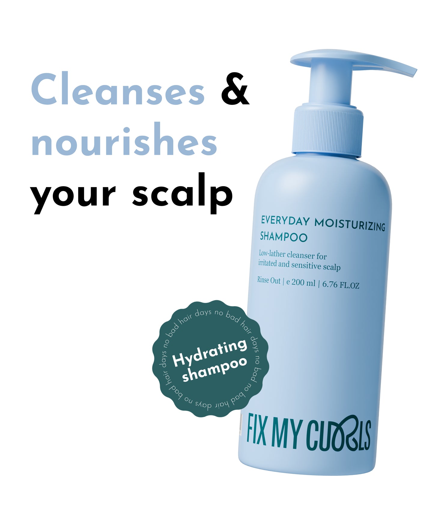 Moisturizing Shampoo (Low Lather)