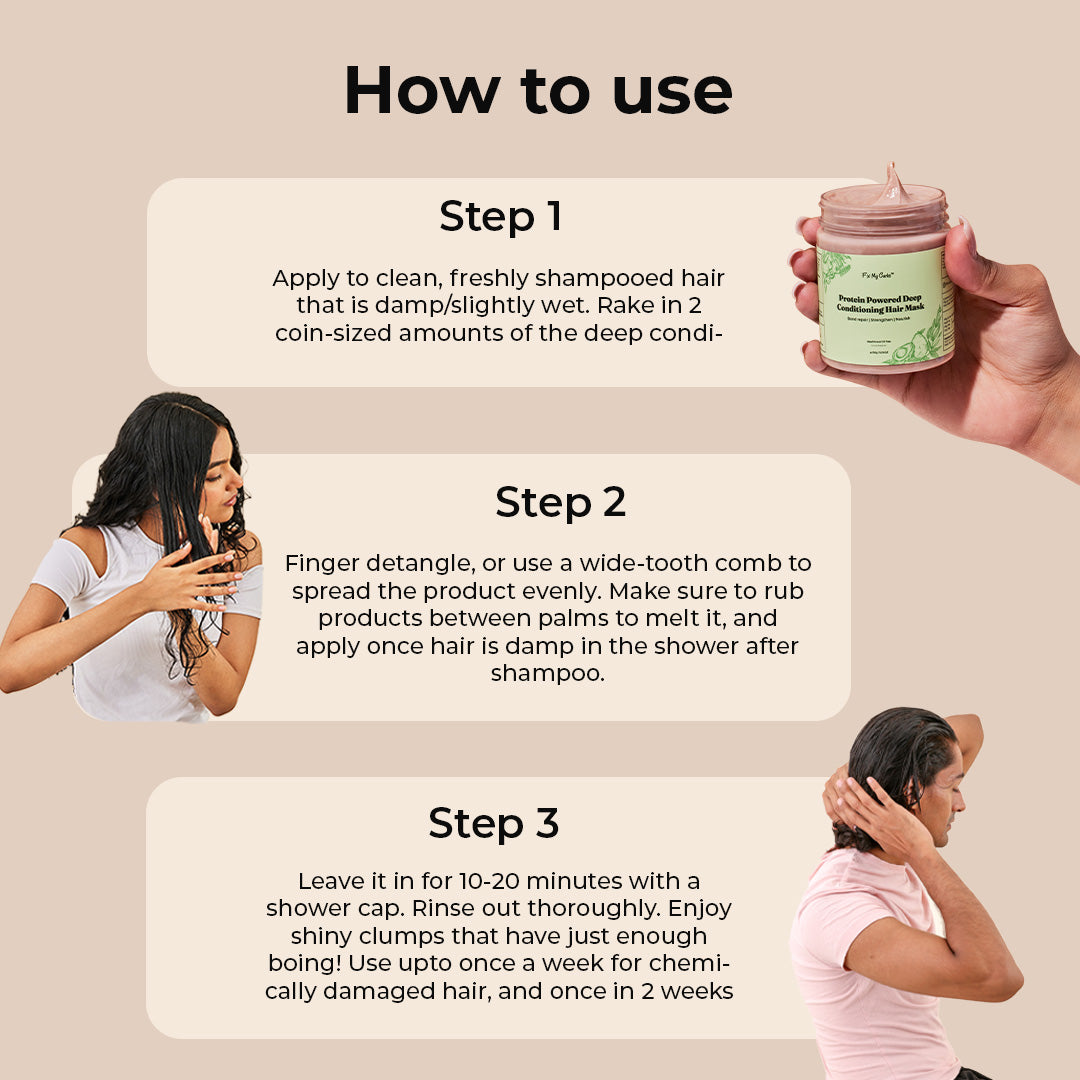 Protein Powered Deep Conditioning Hair Mask -(50gm)