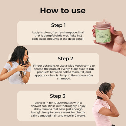 Protein Powered Deep Conditioning Hair Mask -(50gm)