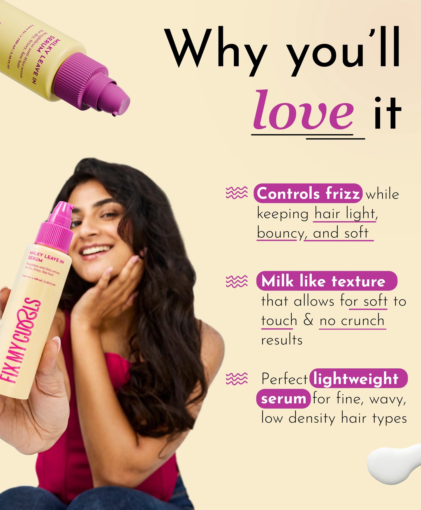 MILKY LEAVE IN SERUM