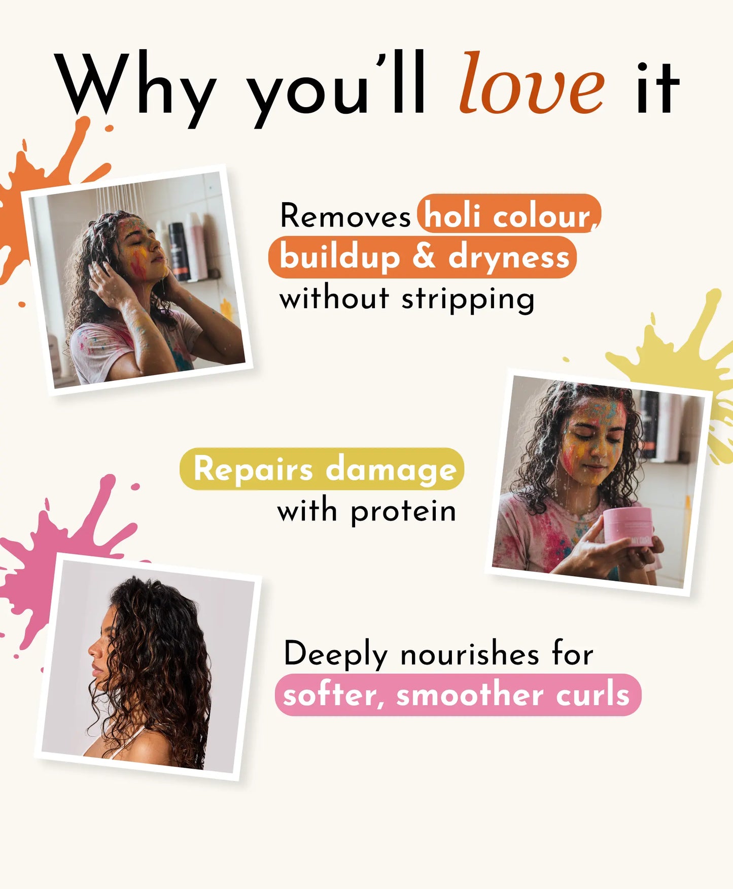 Holi Hair Rescue Bundle - With protein mask