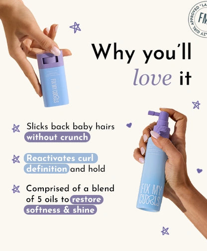 Frizz Control Stick + Curl Gelly Activator Spray Duo
