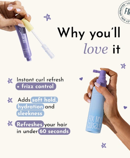 Curl gelly activator spray + Wand