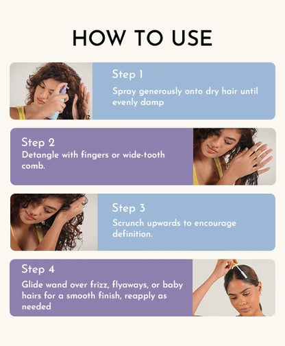 Curl gelly activator spray + Wand