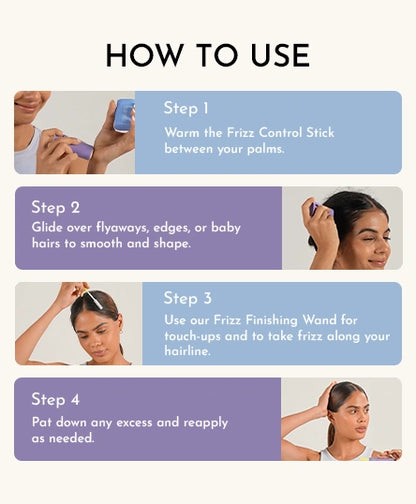 Frizz Control Stick + Frizz Finishing Wand Duo