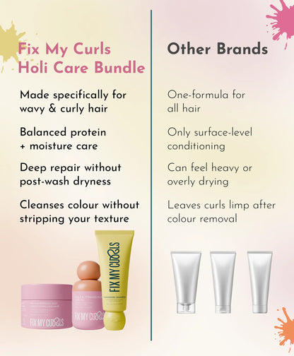 Holi Hair Rescue Bundle - With protein mask