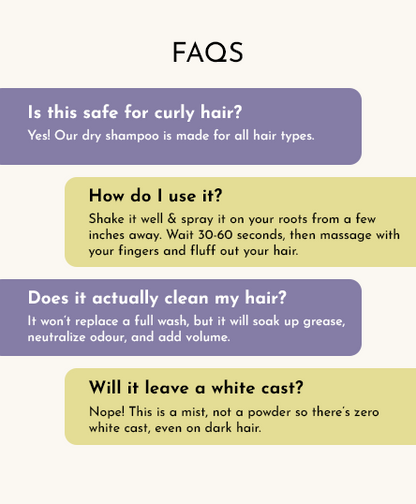 GOODBYE GREASE DRY SHAMPOO