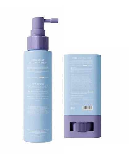Frizz Control Stick + Curl Gelly Activator Spray Duo
