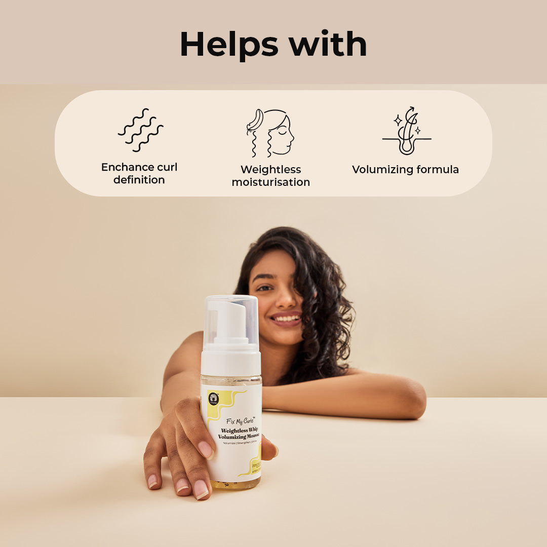 Weightless Whip Volumizing Mousse-(100ml)