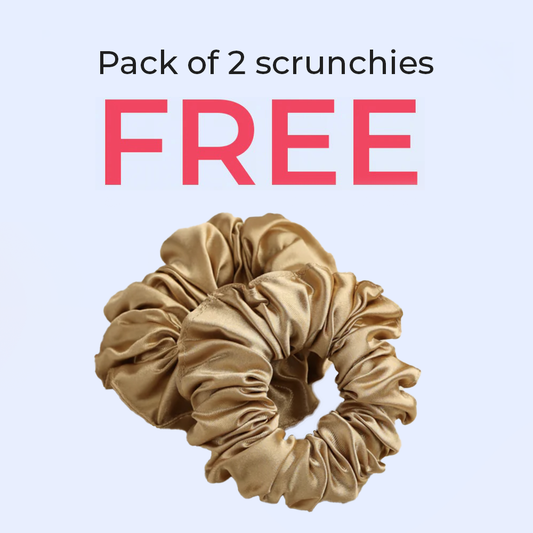 FREE SATIN SCRUNCHIE DUO