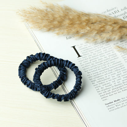 Italian Satin Skinny Scrunchies