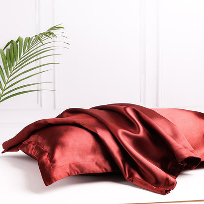 Cherry Wine Pillow Talk Pillowcases (Italian Satin)